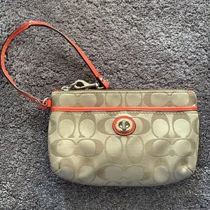 Small Coach wristlet